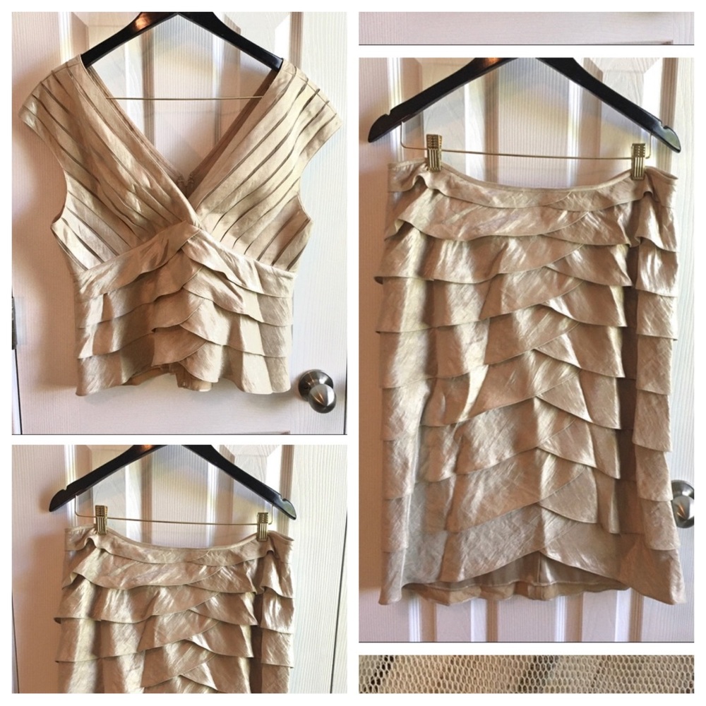 Victor Costa Two-piece Formal Dress set Size 14